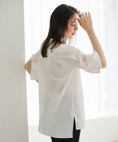 #Newans 【ANSWER for アクセサリーLOVER】ビッグカフスクルーネックブラウス