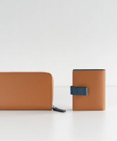 Atelier nuu 日本製 本革 バイカラーnoble 二つ折れウォレット