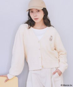 earth music&ecology 【予約】miffy/earth モコモコカーディガン