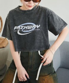 WEGO ヴィンテージウォッシュグラフィックショートT