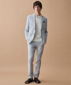 JOSEPH ABBOUD 【イタリア糸使用・清涼感・軽量・洗える】スラブギマ　Vネックニット