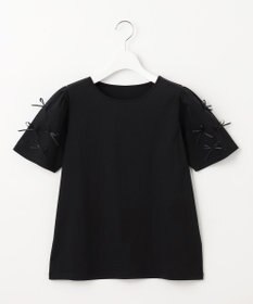 Feroux 【UVケア】ランダムリボンスリーブ Tシャツ