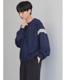 AMERICAN HOLIC 袖異素材ミニ裏毛プルオーバー