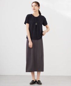 J.PRESS LADIES S 【洗える】ストレッチリブフェイス スカート