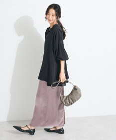 CRAFT STANDARD BOUTIQUE ゴムサテンスカート