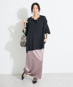 CRAFT STANDARD BOUTIQUE ゴムサテンスカート