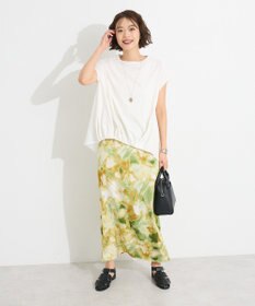 CRAFT STANDARD BOUTIQUE ゴムサテンスカート