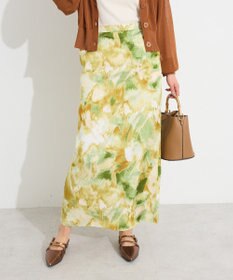 CRAFT STANDARD BOUTIQUE ゴムサテンスカート