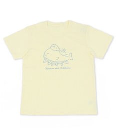 Mother garden しろたん Tシャツ 半袖 《星くじら柄》クリーム色 S/M/L/XL レディース メンズ ユニセックス 男女兼用 半袖 あざらし アザラシ かわいい キャラクター マザーガーデン 父の日 父の日ギフト