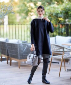 Tiaclasse 【洗える】裏起毛チュニック