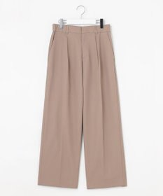 自由区 L 【洗える】コットンダブルクロスストレート パンツ