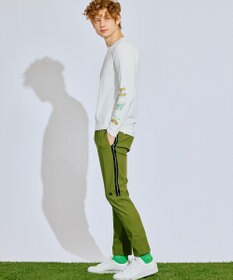 PW CIRCULUS 【撥水加工/ ストレッチ】【MEN】ベンチレーション テーパードパンツ ゴルフ