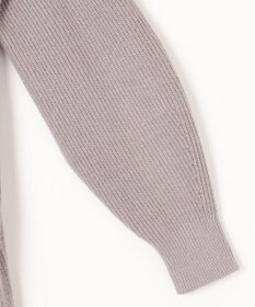 ANY L ハーフジップニットワンピース