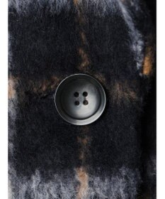 AMERICAN HOLIC チェックコクーンミディコート