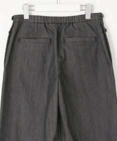 J.PRESS LADIES L 【洗える】T/C DENIM セミワイド パンツ