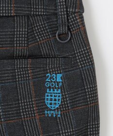 23区GOLF 【WOMEN】チェック柄裏起毛パンツ