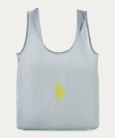 MOONBAT POLO RALPH LAUREN(ポロ ラルフローレン)ポロポニー ポケッタブル レインバッグ Mサイズ 無地 ストラップベルト付き