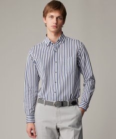 JOSEPH ABBOUD 【キングサイズ・ストレッチ・イージーケア】ジャージーストライプシャツ