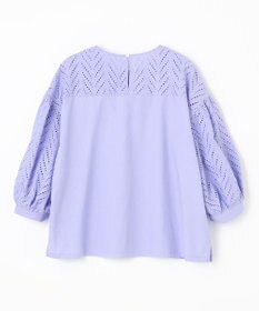 ANY 【洗濯機可】エンブロイダリーブラウス