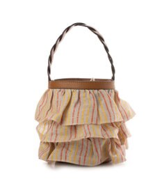 UNBILLION cachecache ミニフリルバケツ型2wayショルダーバッグ