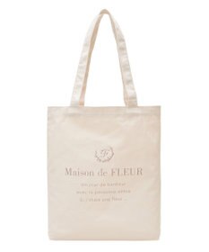 Maison de FLEUR EC限定ブランドロゴプリントキャンバストート
