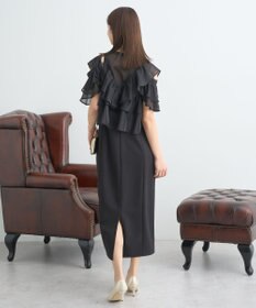 earth music&ecology SET2点フリルボレロ＋ナローワンピース