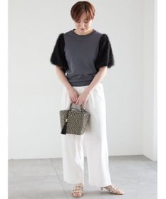 Te chichi シャギーバルーンスリーブニット