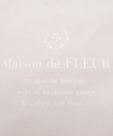 Maison de FLEUR EC限定ブランドロゴプリントキャンバストート