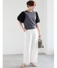 Te chichi シャギーバルーンスリーブニット