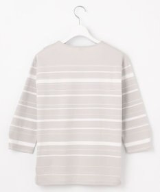 J.PRESS LADIES 【洗える】ポンチボーダー カットソー