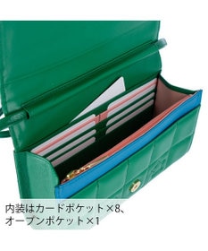 tsumori chisato CARRY ネコキルティング 財布ショルダー ミニバッグ ショルダーバッグ