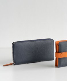 Atelier nuu 日本製 本革 バイカラーnoble 二つ折れウォレット