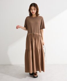Green Parks ドロストピグメントドッキングワンピース