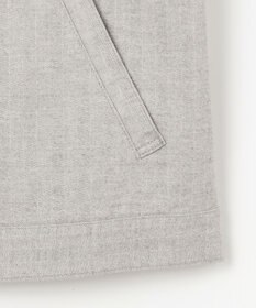 JOSEPH ABBOUD 【イタリア素材/ストレッチ】ヘリンボンモールスキンワーク ジャケット