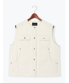 Te chichi ノーカラーワークベスト