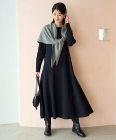 UNFILO 【WEB/一部店舗限定】ふわふわニット 三角ストール