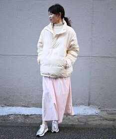 KWD 【日本製/高品質ダウン】DOWN PULLOVER グリーンダウン ダウンプルオーバー