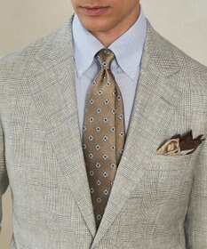 GOTAIRIKU GOTAIRIKU別注【日本製】シルク ネクタイ_小紋柄