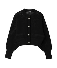 Green Parks ・ＥＬＥＮＣＡＲＥ　ＤＵＥ　パール釦カーディガン