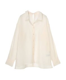 earth music&ecology オープンデザインシアーシャツ