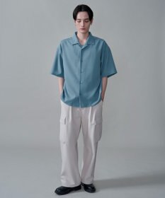 WEGO 【速乾/しわになりにくい/MLサイズ展開】ドライポリオープンカラーシャツ（SS）