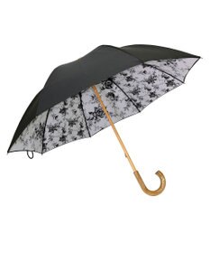 +RING 【UVカット100%】【UPF50＋】【遮光率99%以上】プラスリング 晴雨兼用傘（長ショート） FLW T1265 2重張り傘