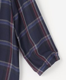 J.PRESS LADIES 【洗える】ハイツイストチェック ボートネック ブラウス