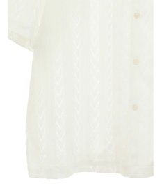 CRAFT STANDARD BOUTIQUE レースオープンカラーシャツ