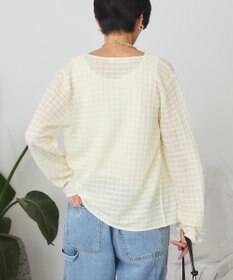 AMERICAN HOLIC シアーチェックカーディガン