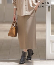 J.PRESS LADIES 【WEB限定】リブダンボール スカート