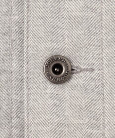 JOSEPH ABBOUD 【イタリア素材/ストレッチ】ヘリンボンモールスキンワーク ジャケット