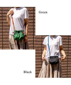 tsumori chisato CARRY ギャザー ショルダーバッグ ミニバッグ ポシェット