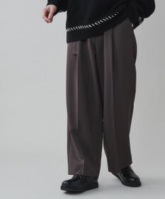 WEGO トロミ　ベルト付きワイドスラックス