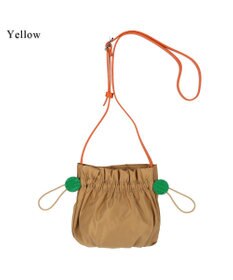 tsumori chisato CARRY ギャザー ショルダーバッグ ミニバッグ ポシェット